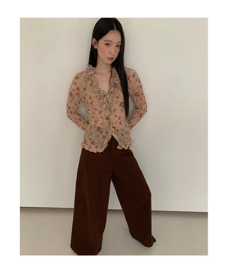 rose print Top