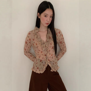 rose print Top