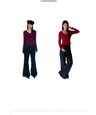 ruffled bottoming Top
