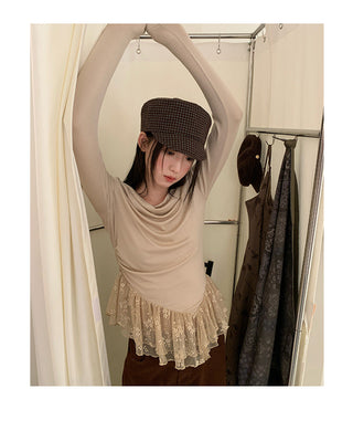 lace swing Top