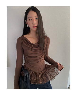 lace swing Top