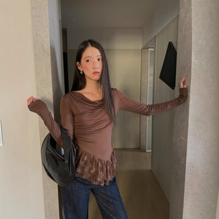 lace swing Top