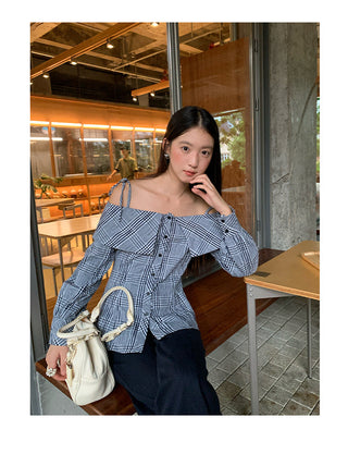striped spaghetti top