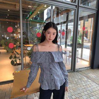 striped spaghetti top