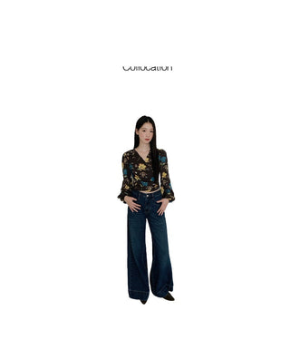 wide-leg jeans