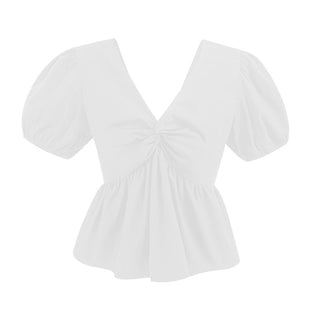 V-neck slim Top