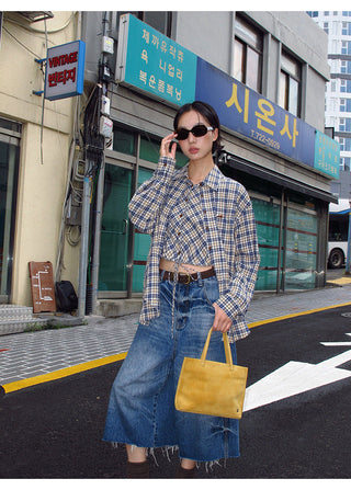 distressed cropped jeans