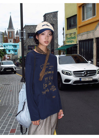 scarf long tee