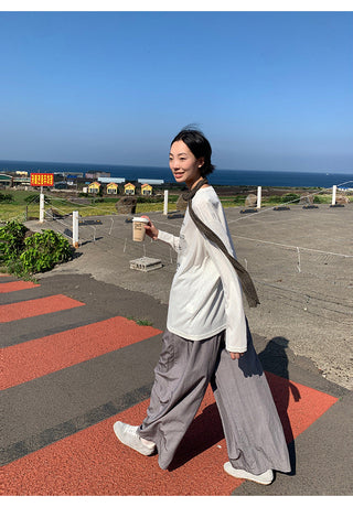 scarf long tee