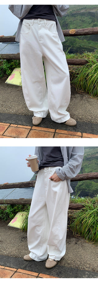 slim wide jeans