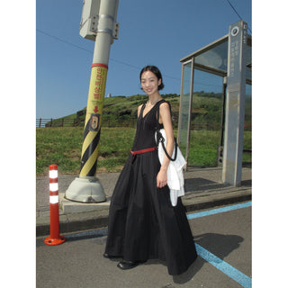 knit A-line dress