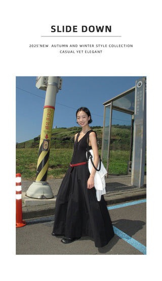knit A-line dress