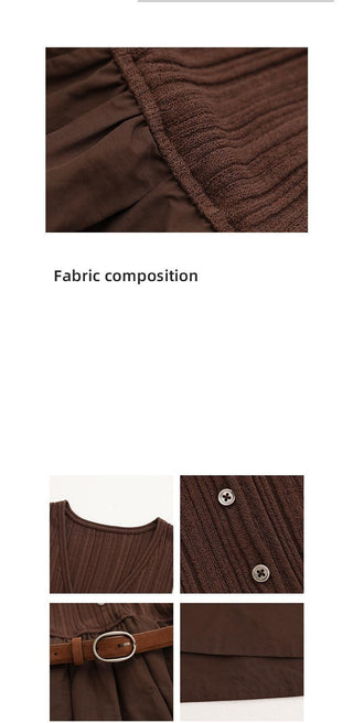 knit A-line dress