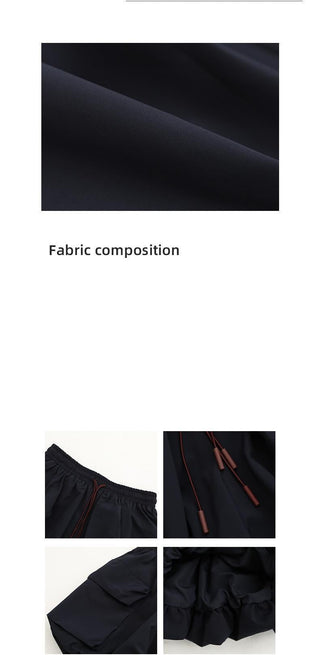 drawstring skirt pants