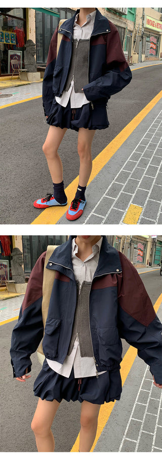 contrast color coat