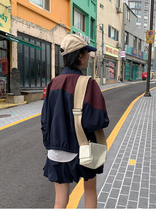 contrast color coat