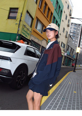 contrast color coat