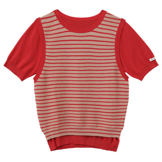 striped knit tee