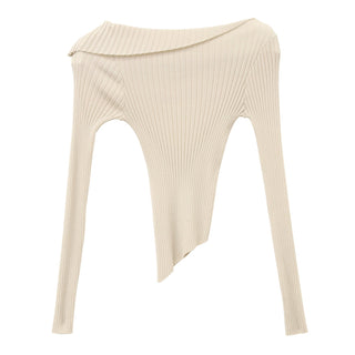 oblique wool Top