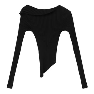 oblique wool Top