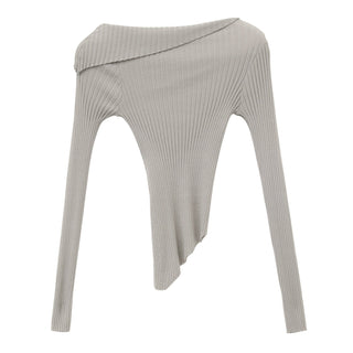 oblique wool Top