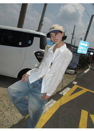 asymmetric cotton Top