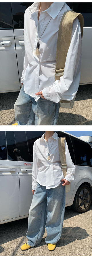 asymmetric cotton Top