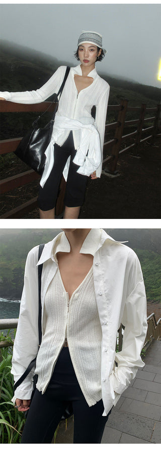asymmetric cotton Top