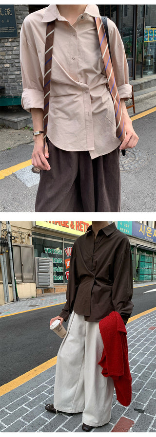 asymmetric cotton Top