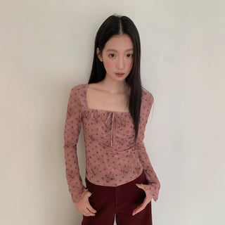 polka dot pullover