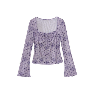 polka dot pullover