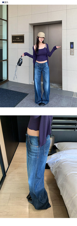 Low Waist Loose Trousers