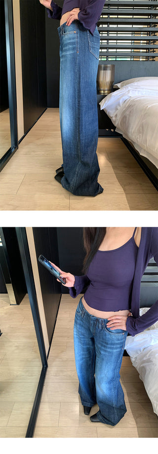 Low Waist Loose Trousers