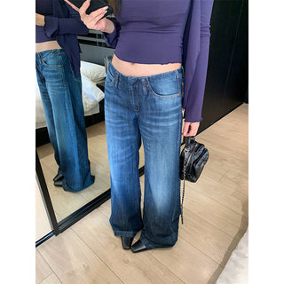 Low Waist Loose Trousers