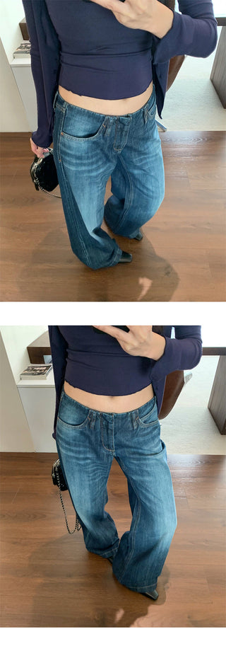 Low Waist Loose Trousers