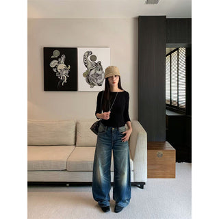 Split Pocket Wide Leg Pants