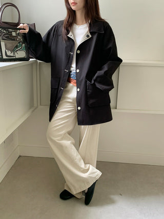 Lyocell Linen Retro Windbreaker