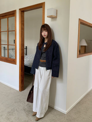 Retro Denim Short Coat