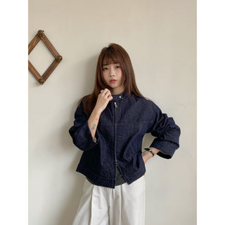 Retro Denim Short Coat