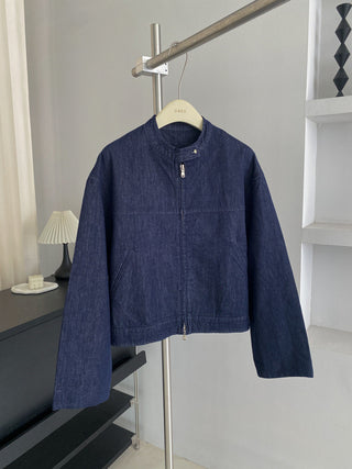 Retro Denim Short Coat