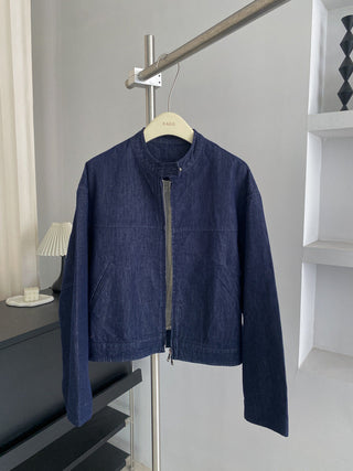 Retro Denim Short Coat