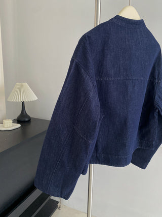 Retro Denim Short Coat