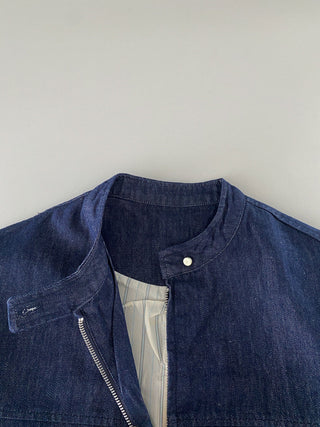 Retro Denim Short Coat