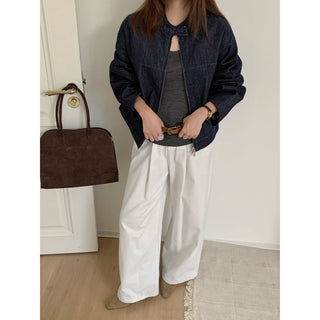 Retro Denim Short Coat
