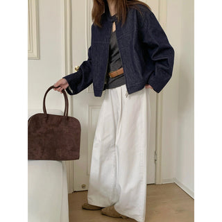 Retro Denim Short Coat