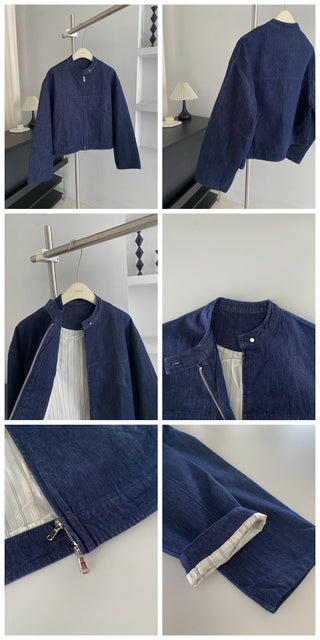 Retro Denim Short Coat