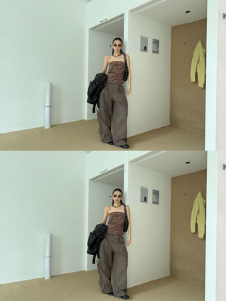 Drawstring Paratrooper Pants