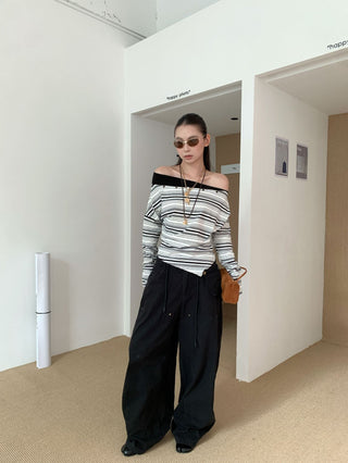 Drawstring Paratrooper Pants