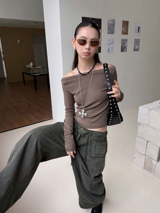 Drawstring Paratrooper Pants