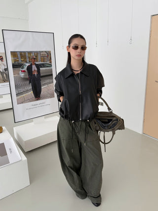 Drawstring Paratrooper Pants